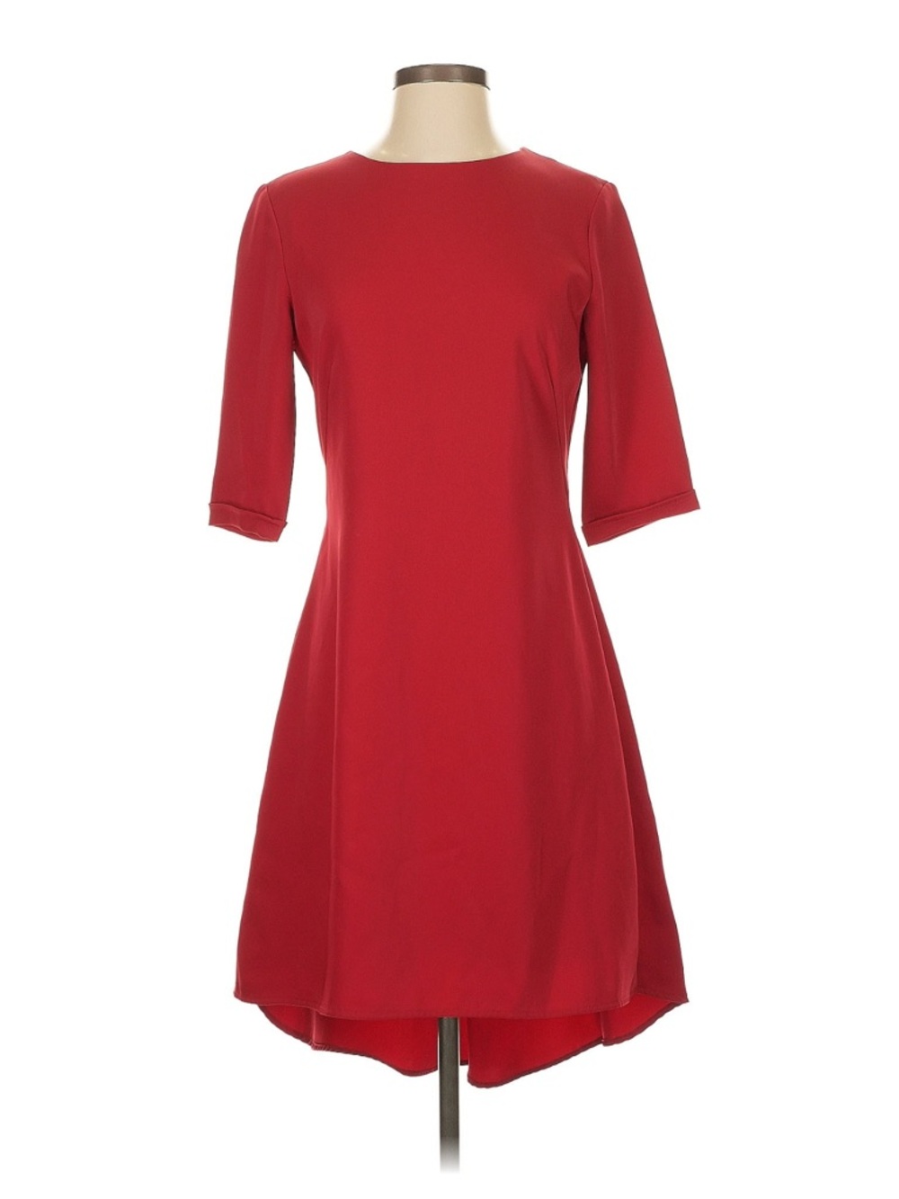 Nha Khanh Chic Red High-Low Casual Summer Dress Size 4
